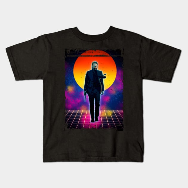 John Wick the boogieman Kids T-Shirt by PrintstaBee